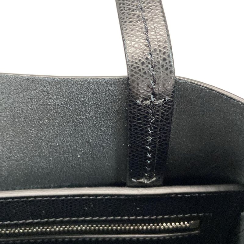 Celine Tote Bag Vertical Cabas Mall Black Leather