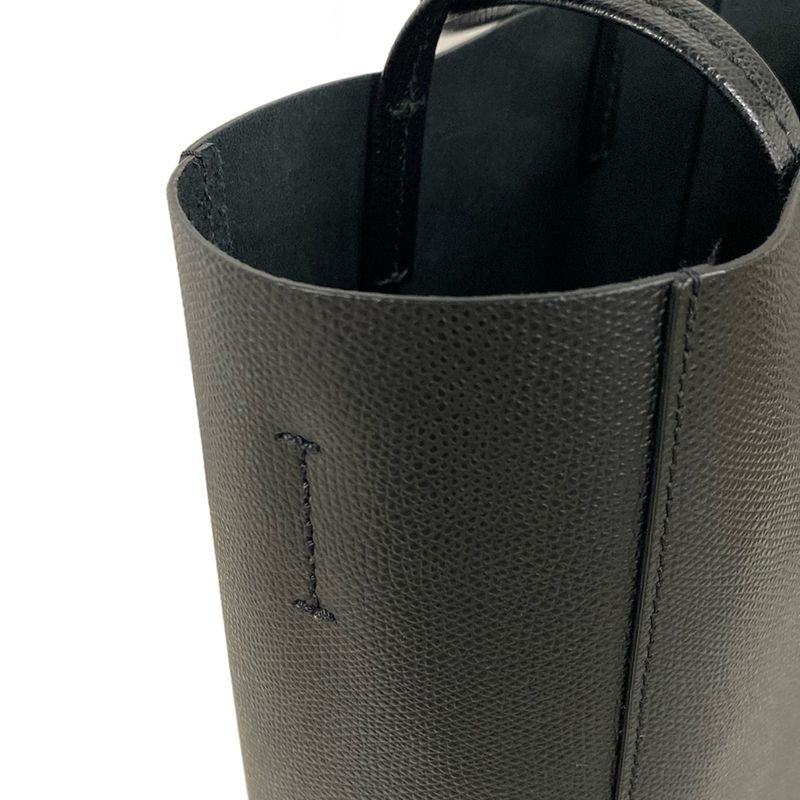 Celine Tote Bag Vertical Cabas Mall Black Leather