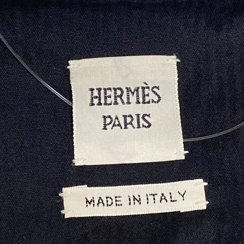 Hermes Jacket Size 34 S Women's - 2e0251dq Black Long Sleeve No Collar Denim