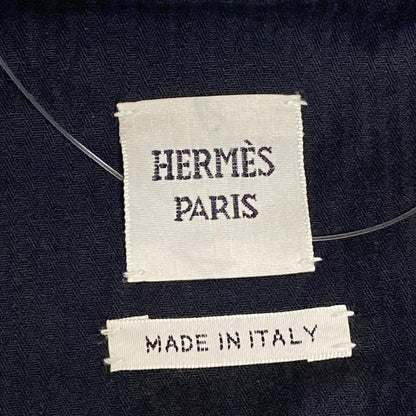 Hermes Jacket Size 34 S Women's - 2e0251dq Black Long Sleeve No Collar Denim