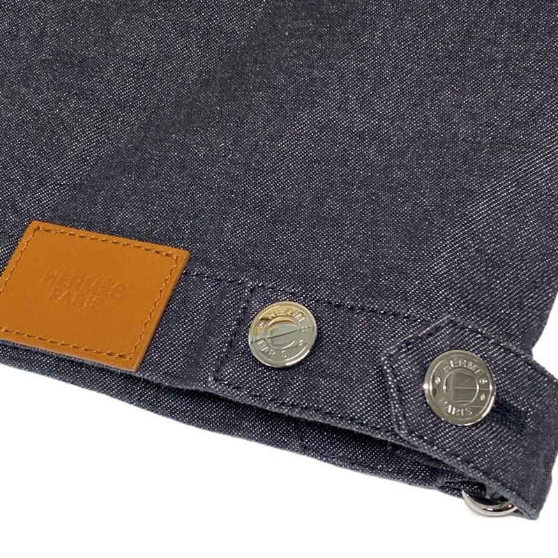 Hermes Jacket Size 34 S Women's - 2e0251dq Black Long Sleeve No Collar Denim