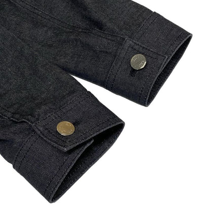 Hermes Jacket Size 34 S Women's - 2e0251dq Black Long Sleeve No Collar Denim