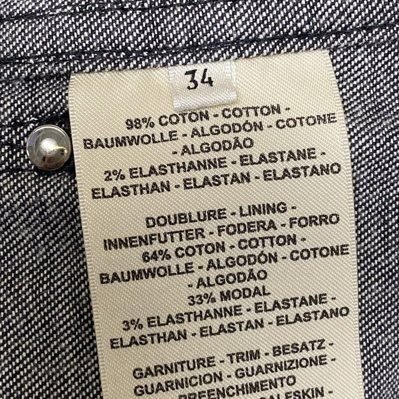 Hermes Jacket Size 34 S Women's - 2e0251dq Black Long Sleeve No Collar Denim