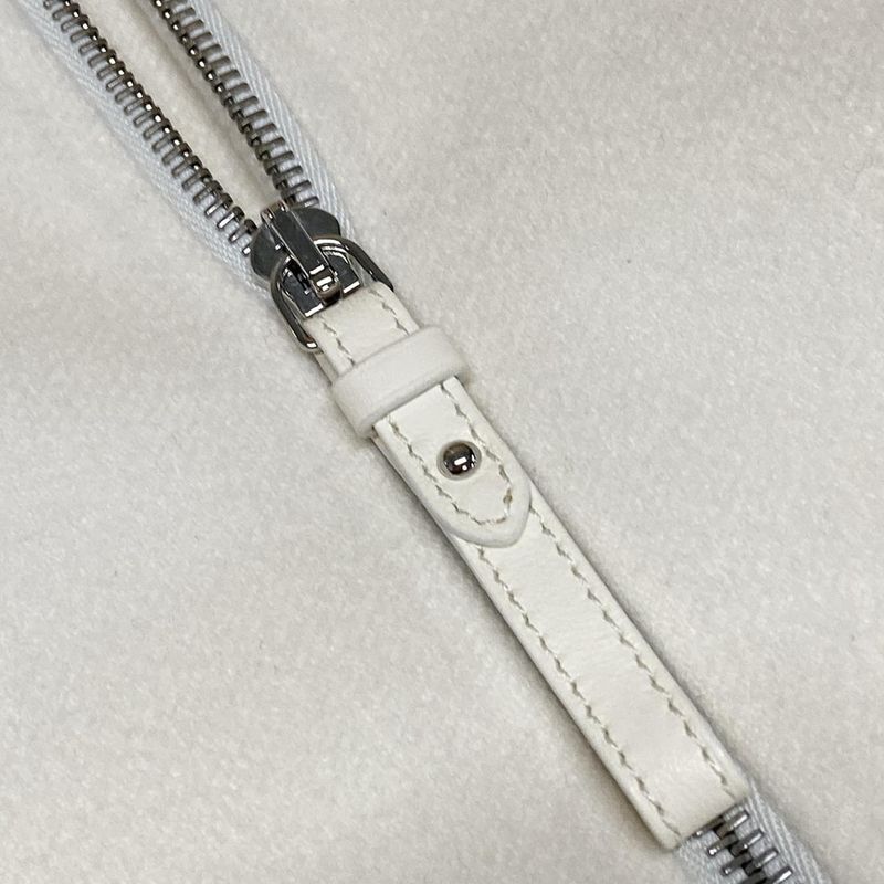 Hermes Vest Size 36 S Women's - 2h0132da Ivory Zip Up 2022aw Cashmere