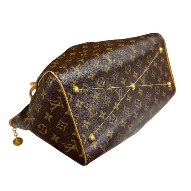 Louis Vuitton Tivoli GM Monogram Tote Bag Monogram Canvas M40144 Brown Women's