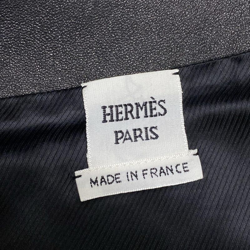 Hermes Wrap Skirt Size 38 M Women's - 5h0316dc Guri Mika (gray X Black) Knee