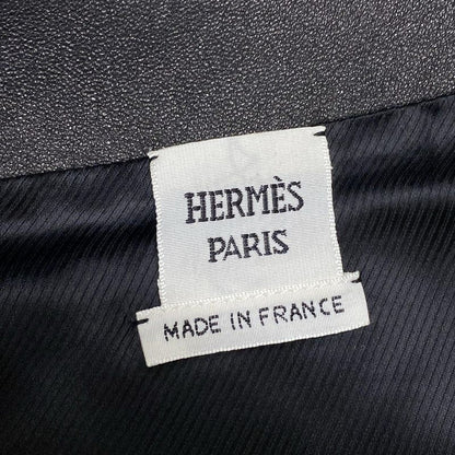 Hermes Wrap Skirt Size 38 M Women's - 5h0316dc Guri Mika (gray X Black) Knee