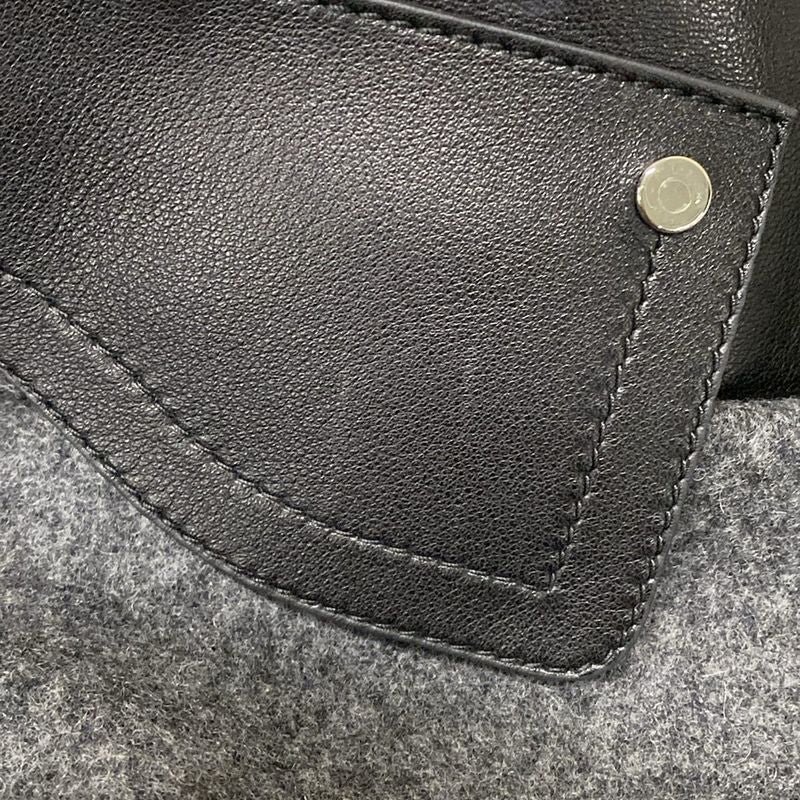 Hermes Wrap Skirt Size 38 M Women's - 5h0316dc Guri Mika (gray X Black) Knee