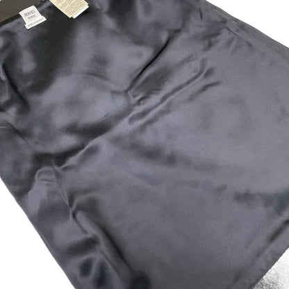 Hermes Wrap Skirt Size 38 M Women's - 5h0316dc Guri Mika (gray X Black) Knee
