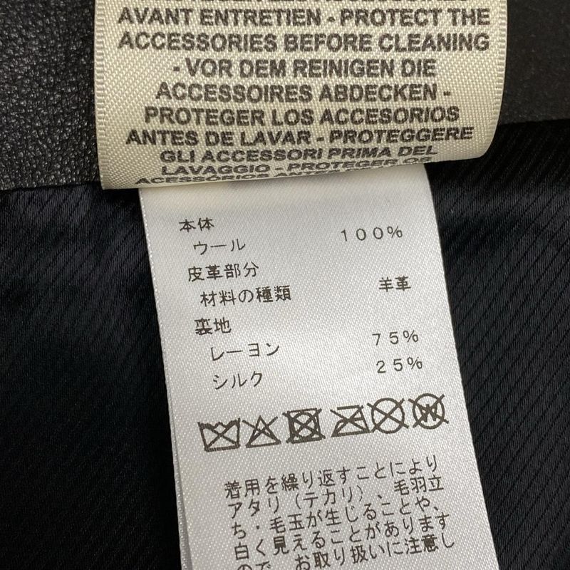 Hermes Wrap Skirt Size 38 M Women's - 5h0316dc Guri Mika (gray X Black) Knee