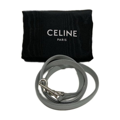 Celine Handbag 16 (Saise) Light Gray Leather