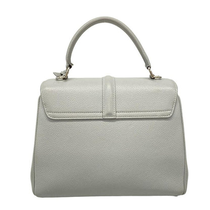 Celine Handbag 16 (Saise) Light Gray Leather