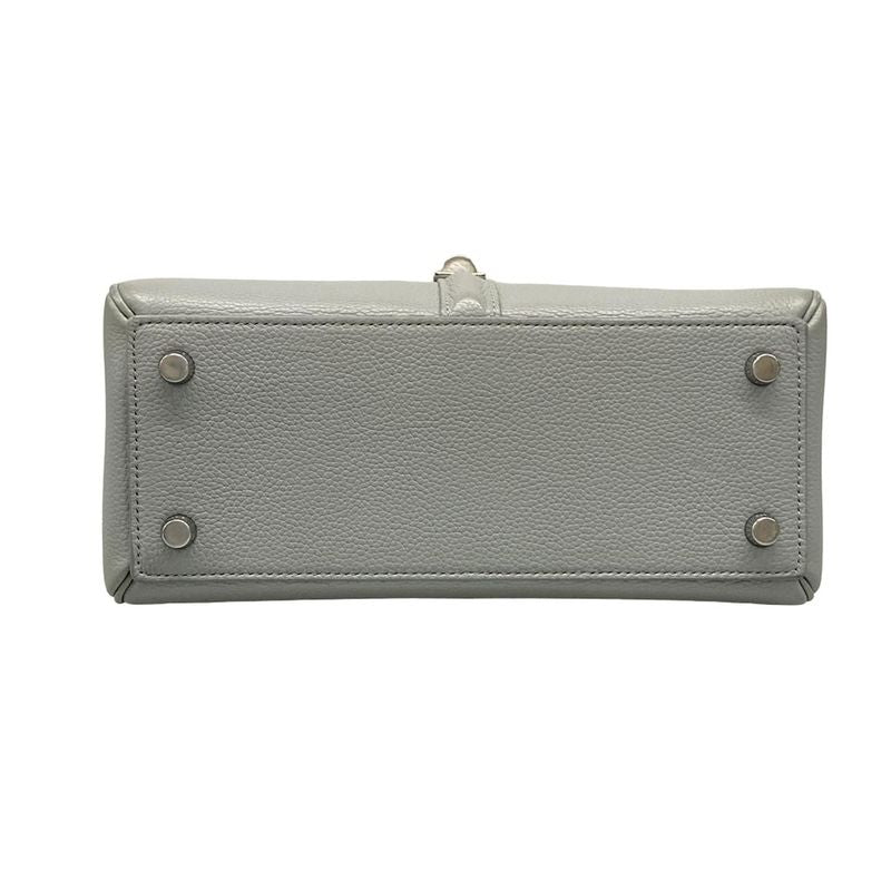 Celine Handbag 16 (Saise) Light Gray Leather