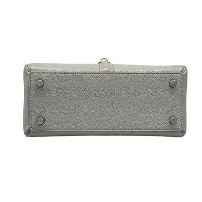 Celine Handbag 16 (Saise) Light Gray Leather