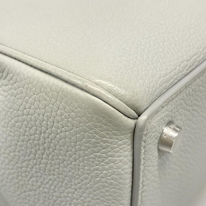 Celine Handbag 16 (Saise) Light Gray Leather