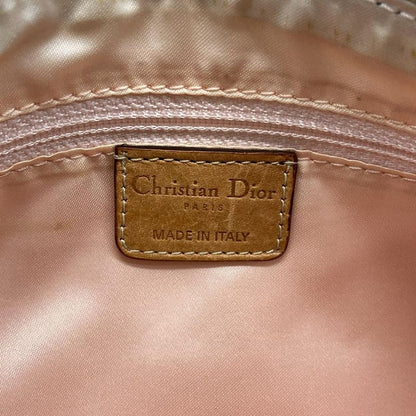 Dior Christian Dior Shoulder Bag Romantic Beige X Brown Chain Shoulder Leather