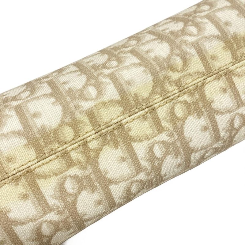 Dior Christian Dior Shoulder Bag Romantic Beige X Brown Chain Shoulder Leather