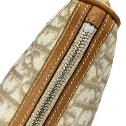 Dior Christian Dior Shoulder Bag Romantic Beige X Brown Chain Shoulder Leather