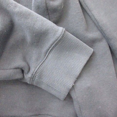 Saint Laurent Paris Logo Print Pullover Parka Hoodie L Black 60tz 561169 Yb2zw