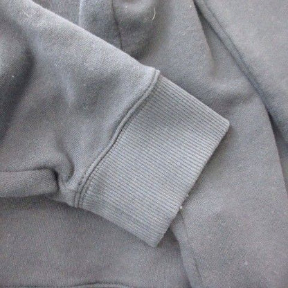 Saint Laurent Paris Logo Print Pullover Parka Hoodie L Black 60tz 561169 Yb2zw