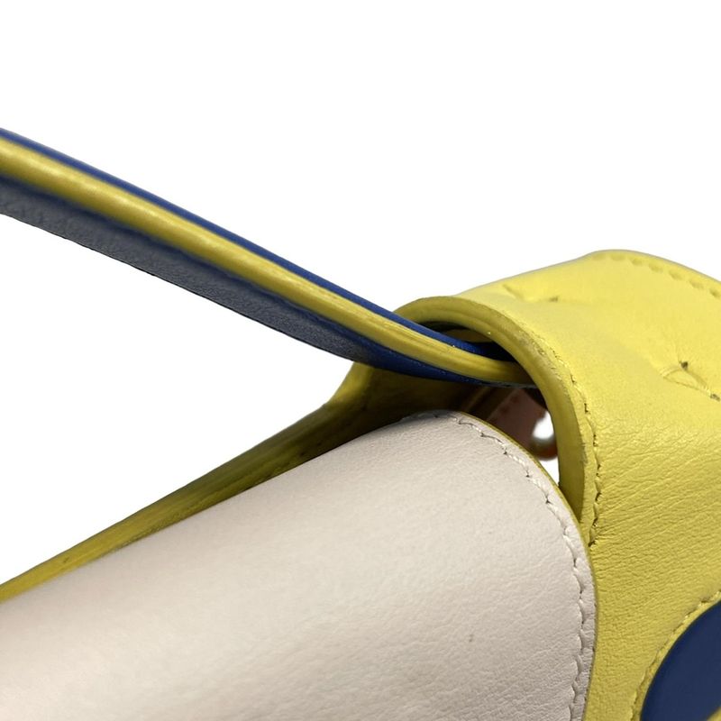 Dior Christian Dior Handbag Dior Ever White X Yellow X Multi Leather