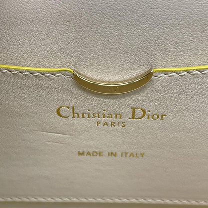 Dior Christian Dior Handbag Dior Ever White X Yellow X Multi Leather