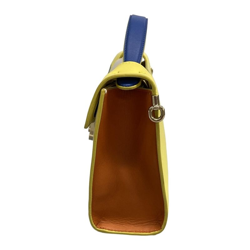 Dior Christian Dior Handbag Dior Ever White X Yellow X Multi Leather