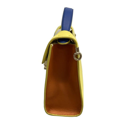 Dior Christian Dior Handbag Dior Ever White X Yellow X Multi Leather