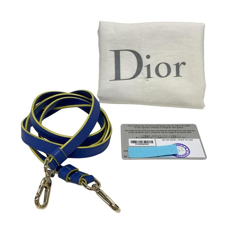 Dior Christian Dior Handbag Dior Ever White X Yellow X Multi Leather