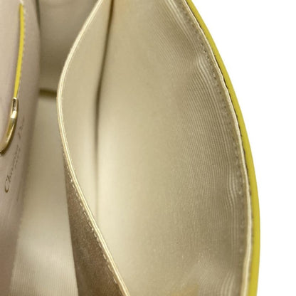 Dior Christian Dior Handbag Dior Ever White X Yellow X Multi Leather