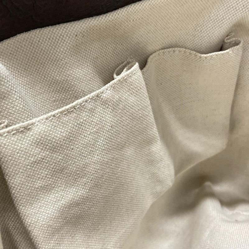 Gucci Shoulder Bag GG Pattern 240261 Beige X Dark Brown Leather