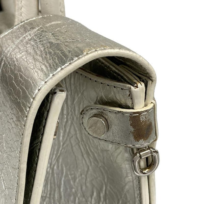 Dior Christian Dior Handbag Dior Ever Silver X White Leather