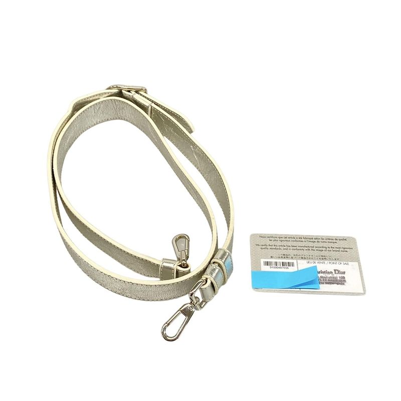 Dior Christian Dior Handbag Dior Ever Silver X White Leather