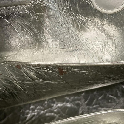 Dior Christian Dior Handbag Dior Ever Silver X White Leather