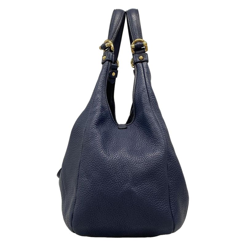 Loewe Shoulder Bag Karie Navy Leather