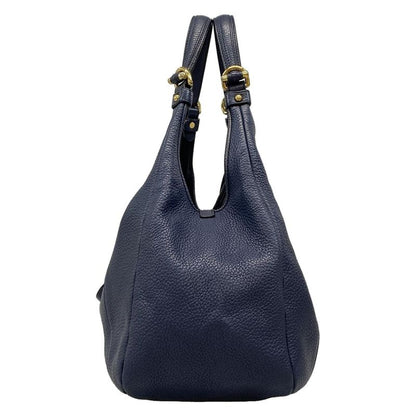 Loewe Shoulder Bag Karie Navy Leather