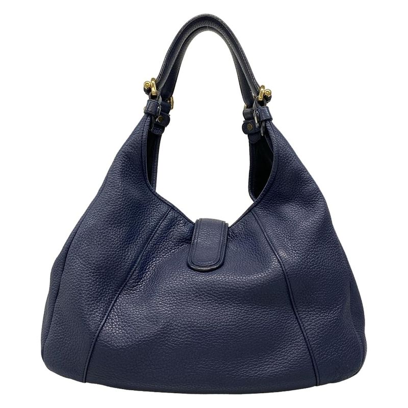 Loewe Shoulder Bag Karie Navy Leather