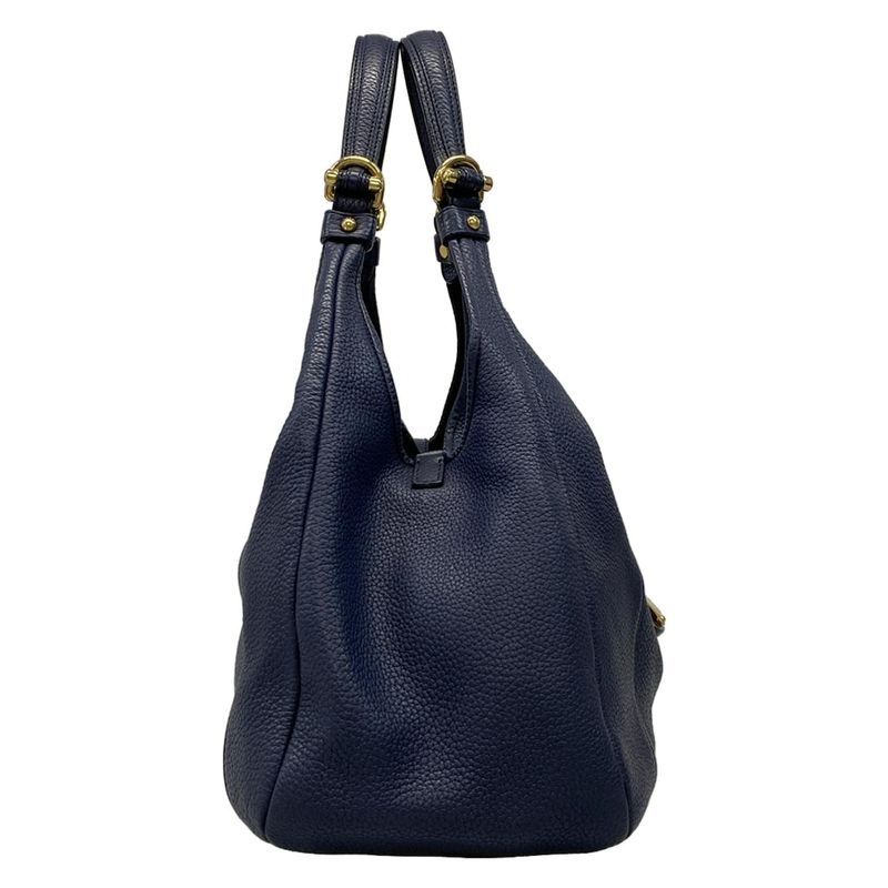 Loewe Shoulder Bag Karie Navy Leather