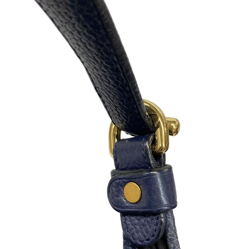 Loewe Shoulder Bag Karie Navy Leather