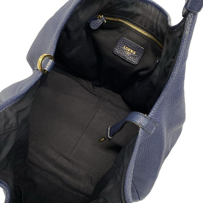 Loewe Shoulder Bag Karie Navy Leather