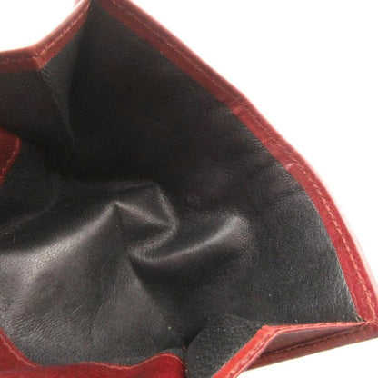 Gucci Sherry Line Bifold Wallet W Hook Leather Brown 035 0959 Yj