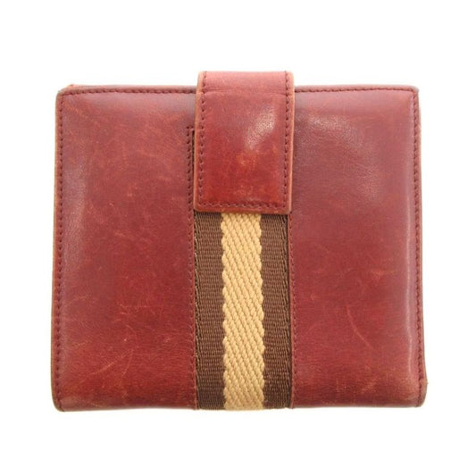 Gucci Sherry Line Bifold Wallet W Hook Leather Brown 035 0959 Yj