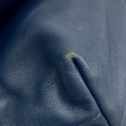 Bottega Veneta Shoulder Bag Intrecciato Navy Removable Strap Leather