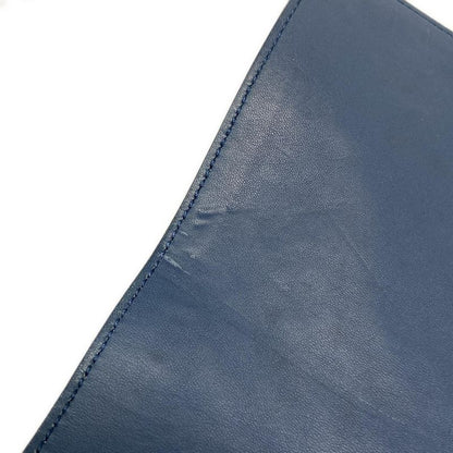 Bottega Veneta Shoulder Bag Intrecciato Navy Removable Strap Leather