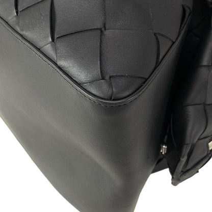 Bottega Veneta Boston Bag Maxi Intrecciato Black Main Item No Lock Leather