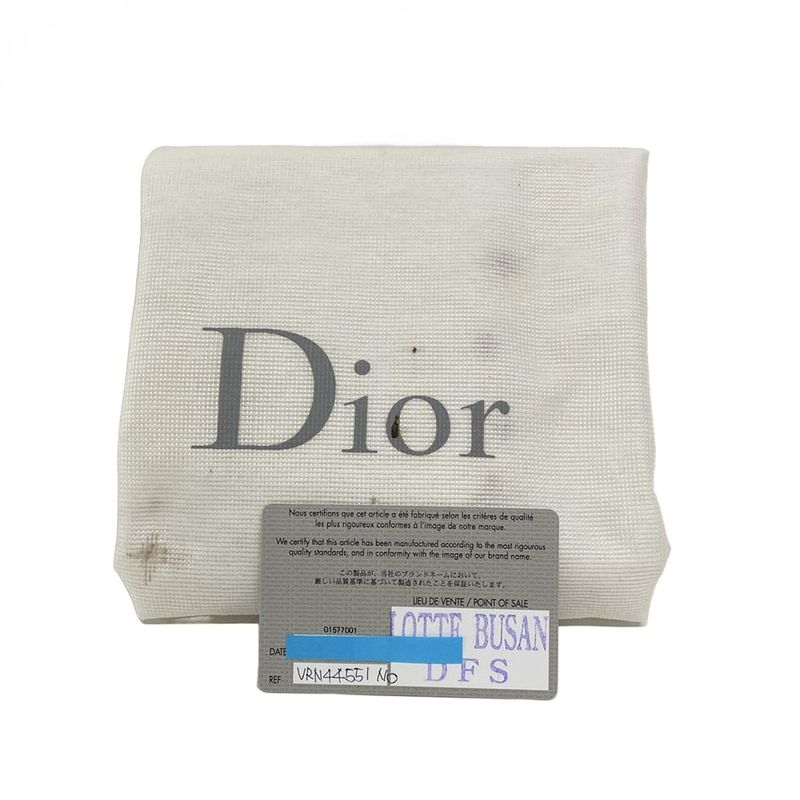 Dior Christian Dior Handbag Lady Dior Medium Bag Vrn44551 Black Leather