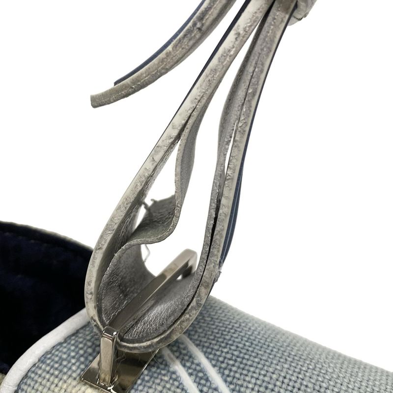 Dior Christian Dior Shoulder Bag - Light Blue X White Leather