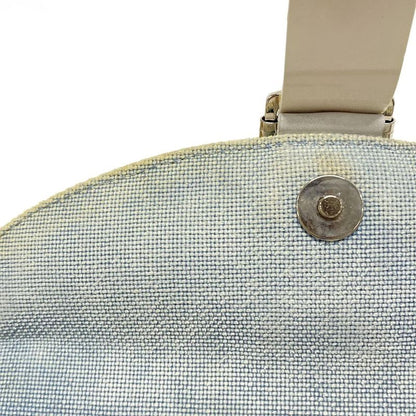 Dior Christian Dior Shoulder Bag - Light Blue X White Leather