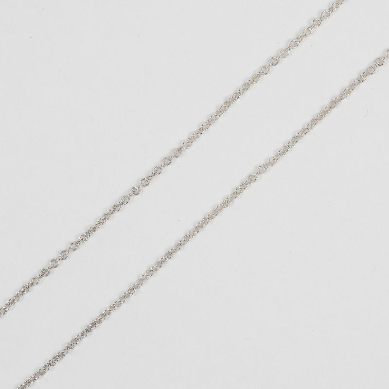 Tiffany & Co 1837 Interlocking Silver 925 X 18k Pink Gold