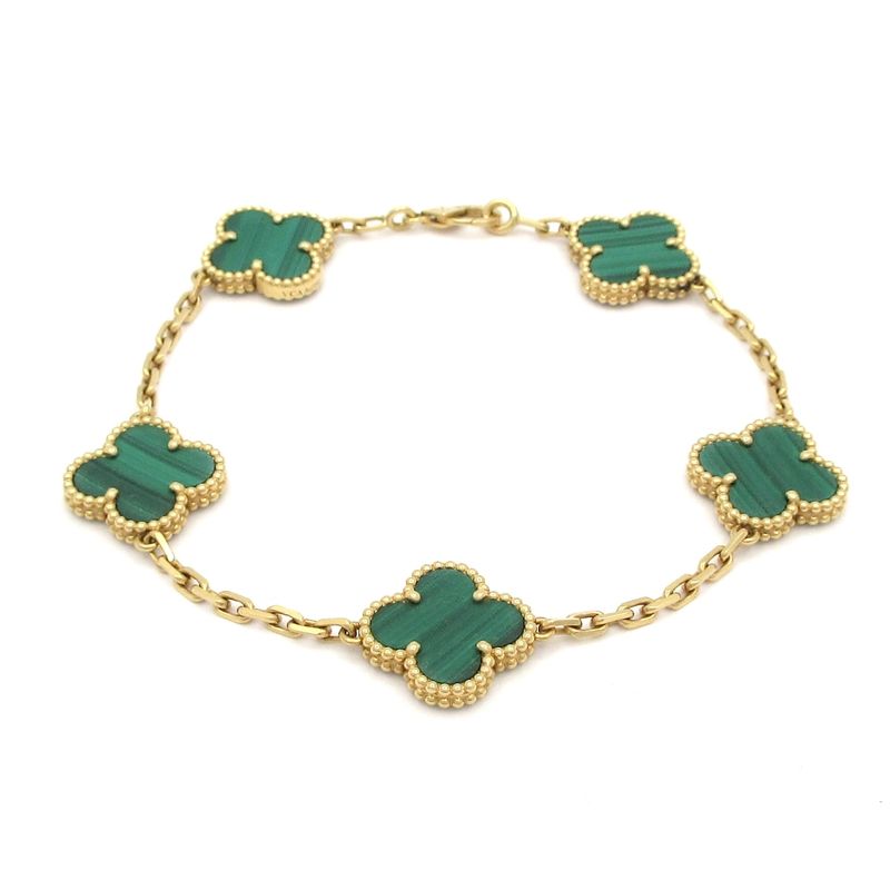 Van Cleef & Arpels Bracelet Vintage Alhambra Vcarl80900 18k Yellow Gold X
